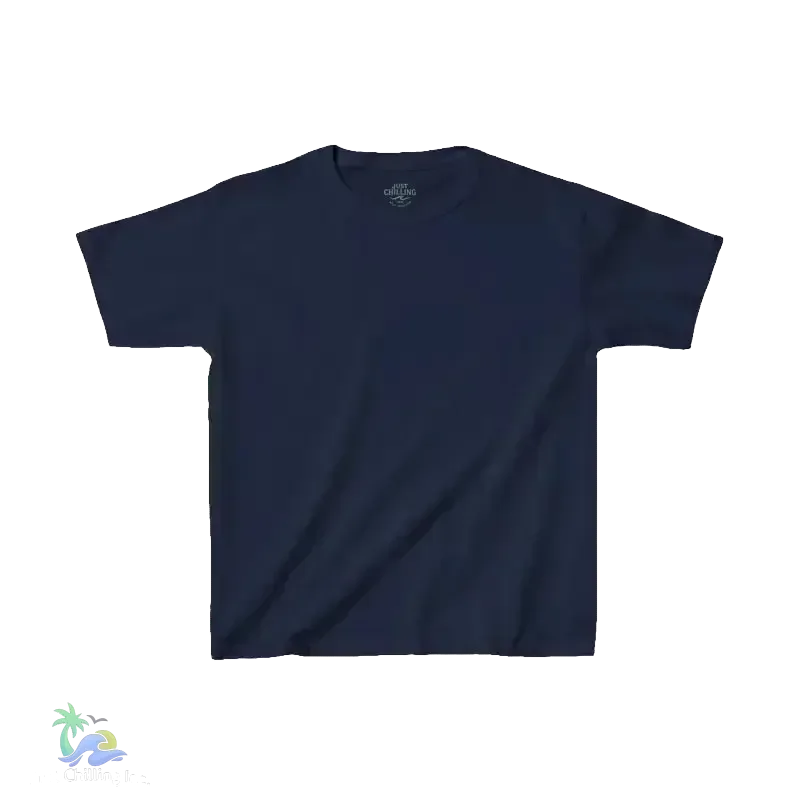 Kids Cotton T-Shirt - Durable Heavy Cotton Shirt With Classic Fit & Crew Neck - Just Chilling Inc.
