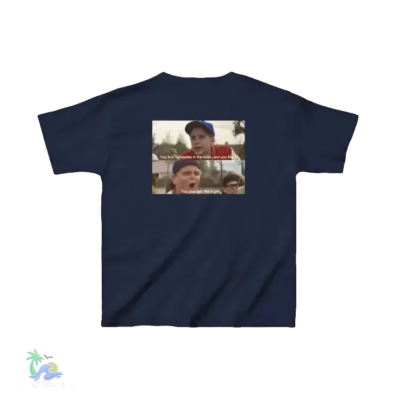 Kids Cotton T-Shirt - Durable Heavy Cotton Shirt With Classic Fit & Crew Neck - Just Chilling Inc.