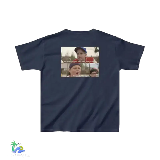 You play ball like a girl - The sandlot tee - XS / Navy - Kids clothes