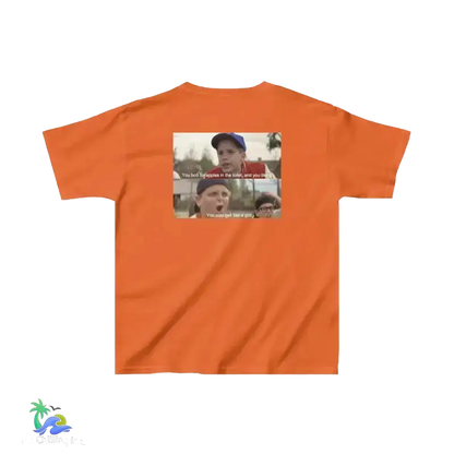 You play ball like a girl - The sandlot tee - XS / Orange - Kids clothes