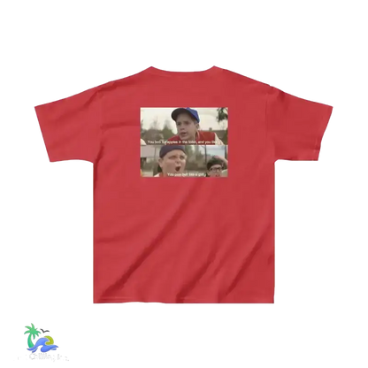 You play ball like a girl - The sandlot tee - XS / Red - Kids clothes